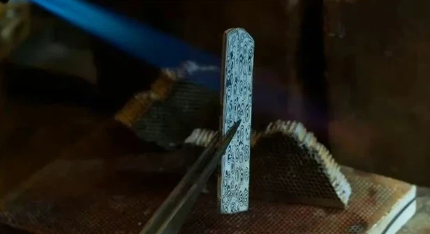 Damascus titanium Damascus titanium