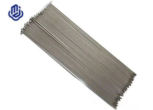 GR5 gebogen kop titanium spaak en nippel
